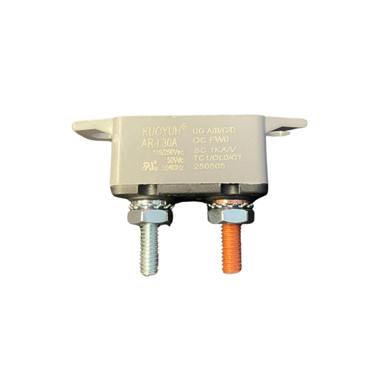 30-Amp or 50-Amp 12 Volt Automatic Reset Circuit Breaker
