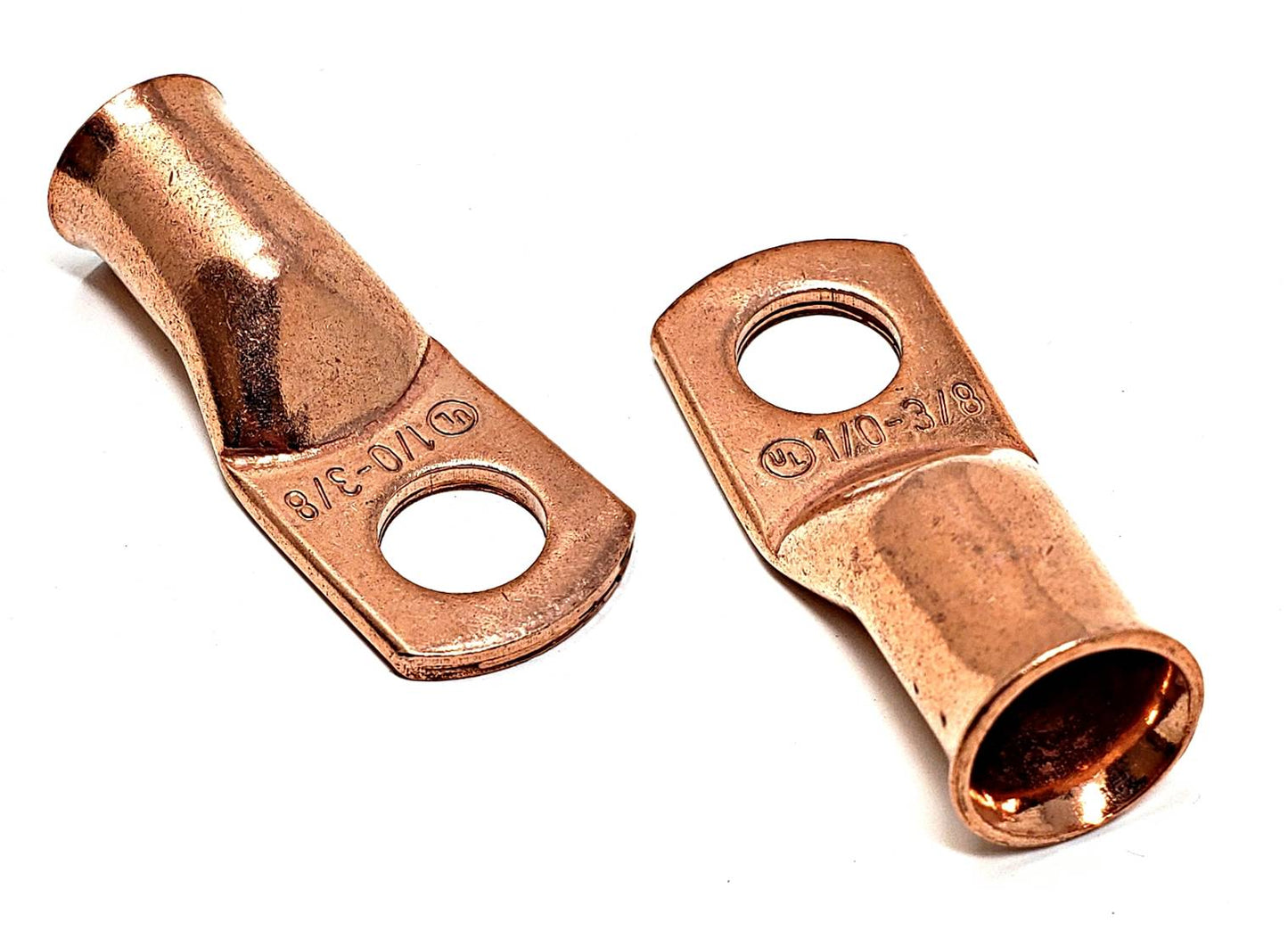 1/0 gauge pure copper cable lugs