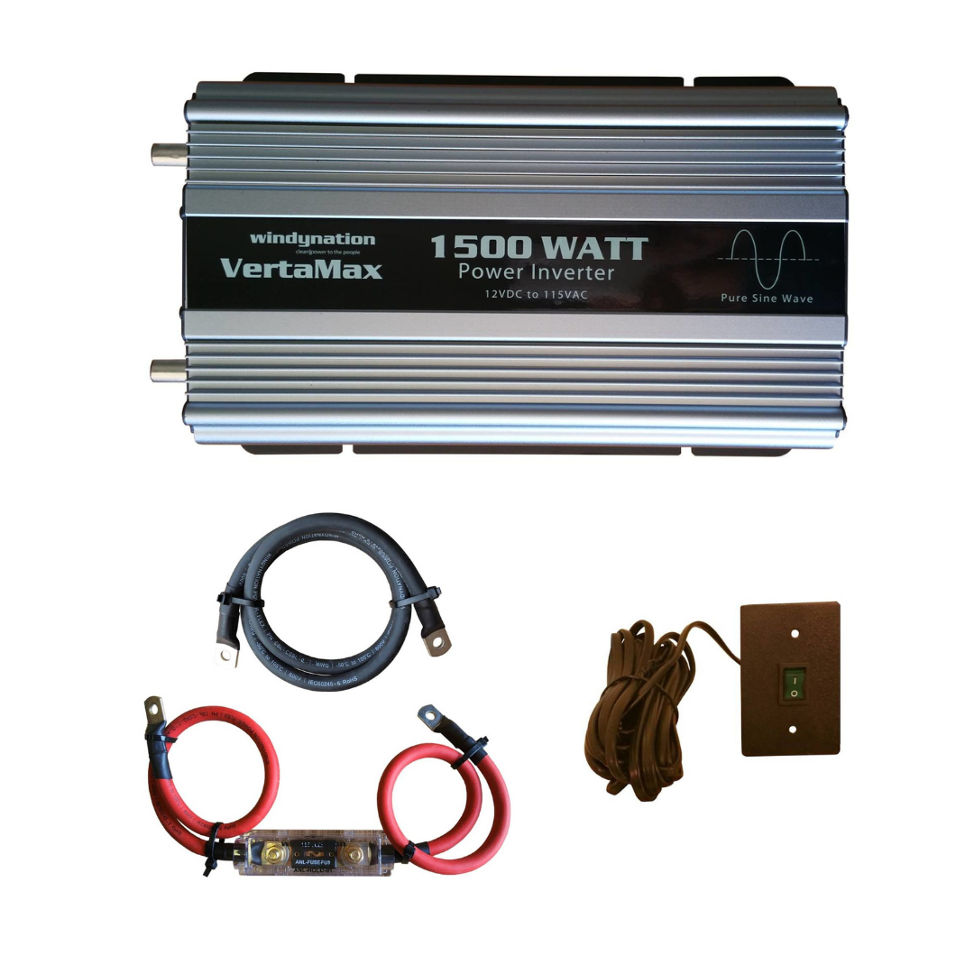 VertaMax 1500 Watt 12 Volt Pure Sine Wave Power Inverter