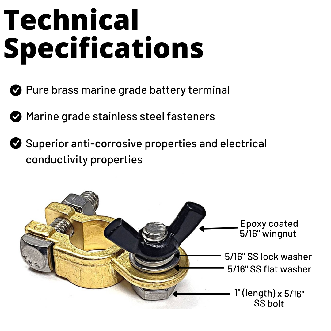 battery terminal top posts technical specifications