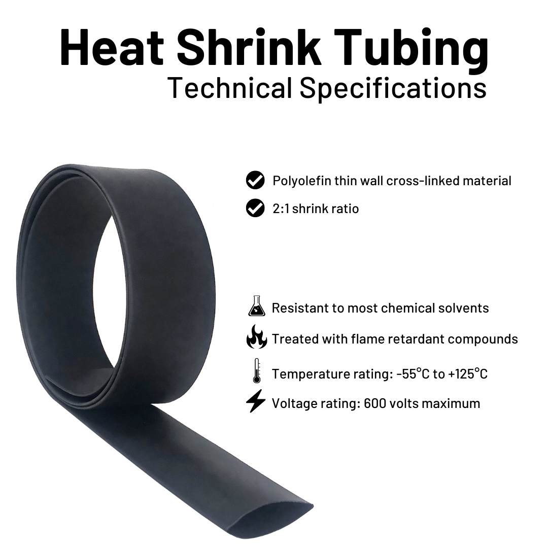 heat shrink tubing technical specifications