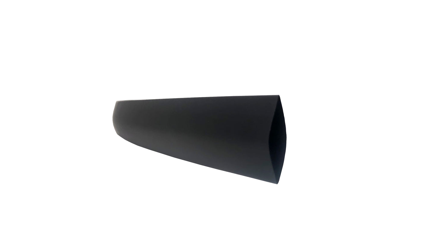 100 Feet 2:1 Black Heat Shrink Tubing: 1/8", 3/16", 1/4", 3/8", 1/2", 3/4", 1"