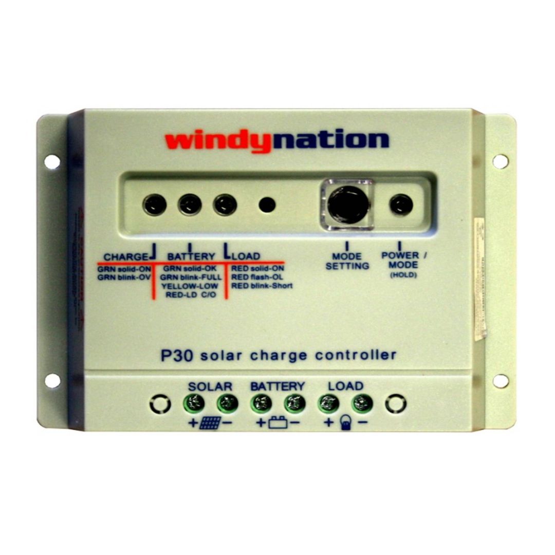 30A P30 Solar Panel Charge Controller Regulator