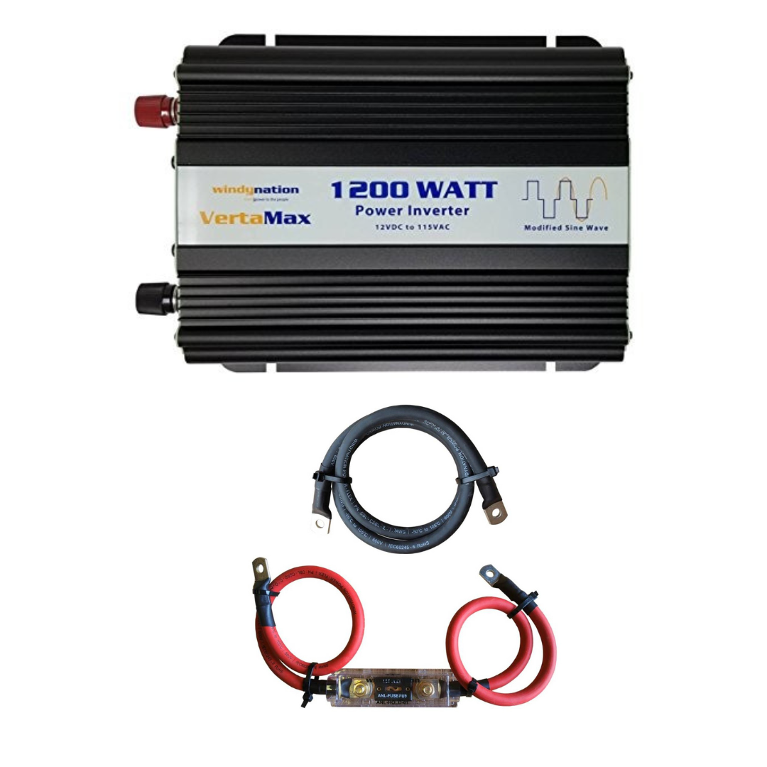 VertaMax Modified 1200 Watt 12V Power Inverter