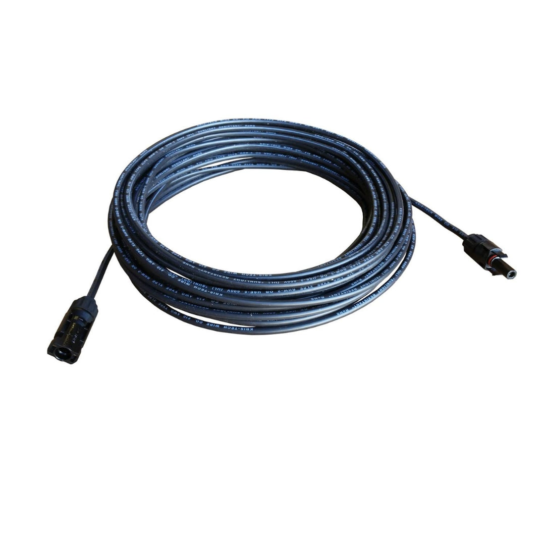 10 Gauge (AWG) Solar Panel Extension Cable Wire with Solar Connectors