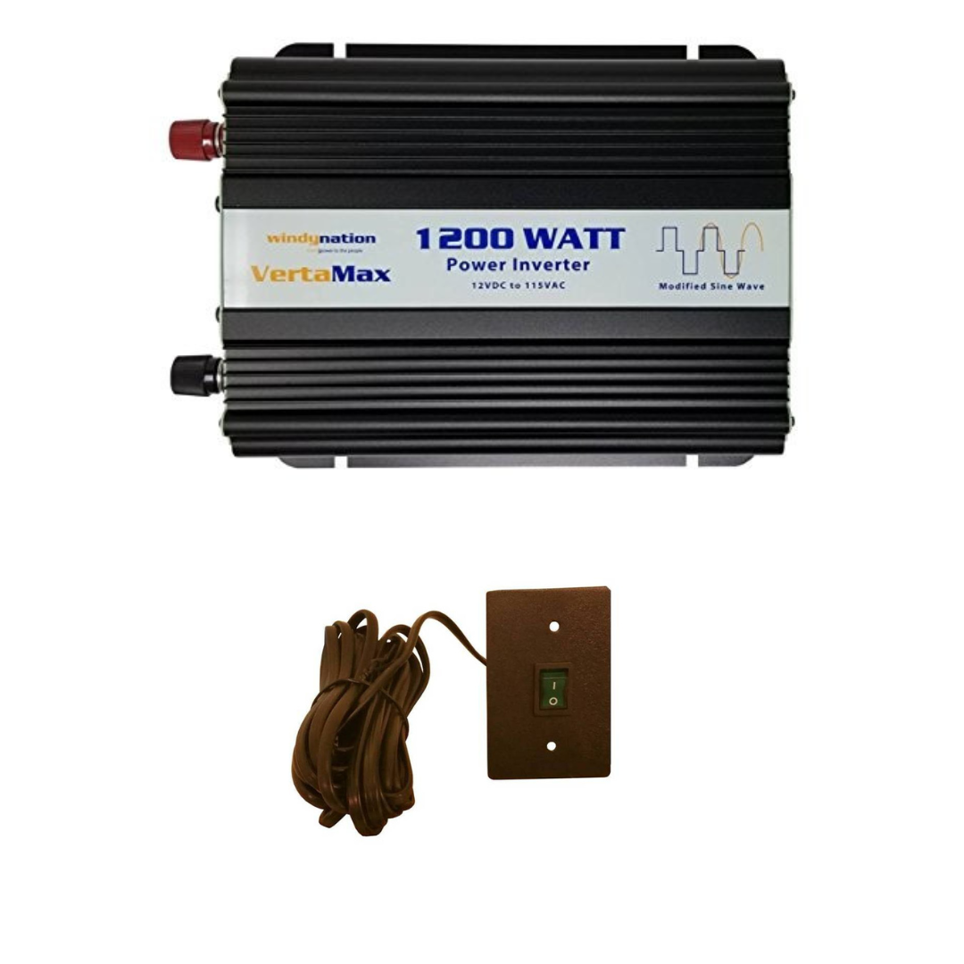 VertaMax Modified 1200 Watt 12V Power Inverter