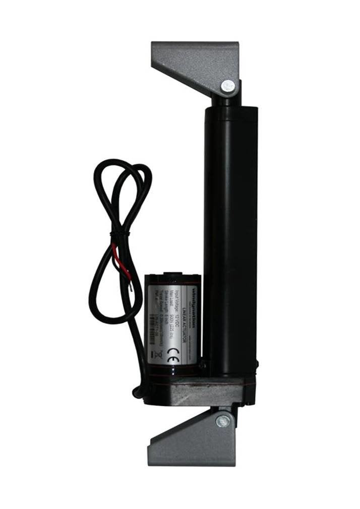 Linear Actuators 12-Volt 225lbs with Mounting Brackets + AC to 12 VDC Power Supply + Wireless Remote Control DPDT Switch