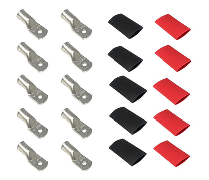 4/0 Gauge Cable Lugs with Heat Shrink Tubing Kit