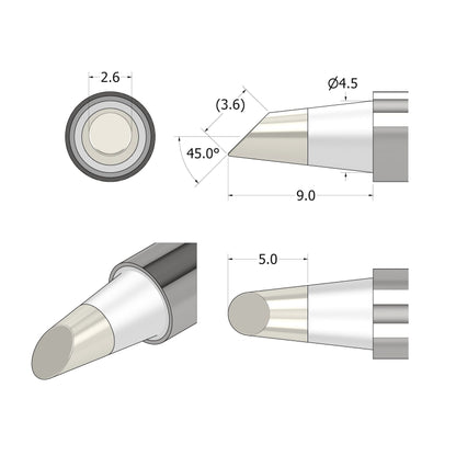 FixHub Soldering Iron Bevel 2.6 Tip