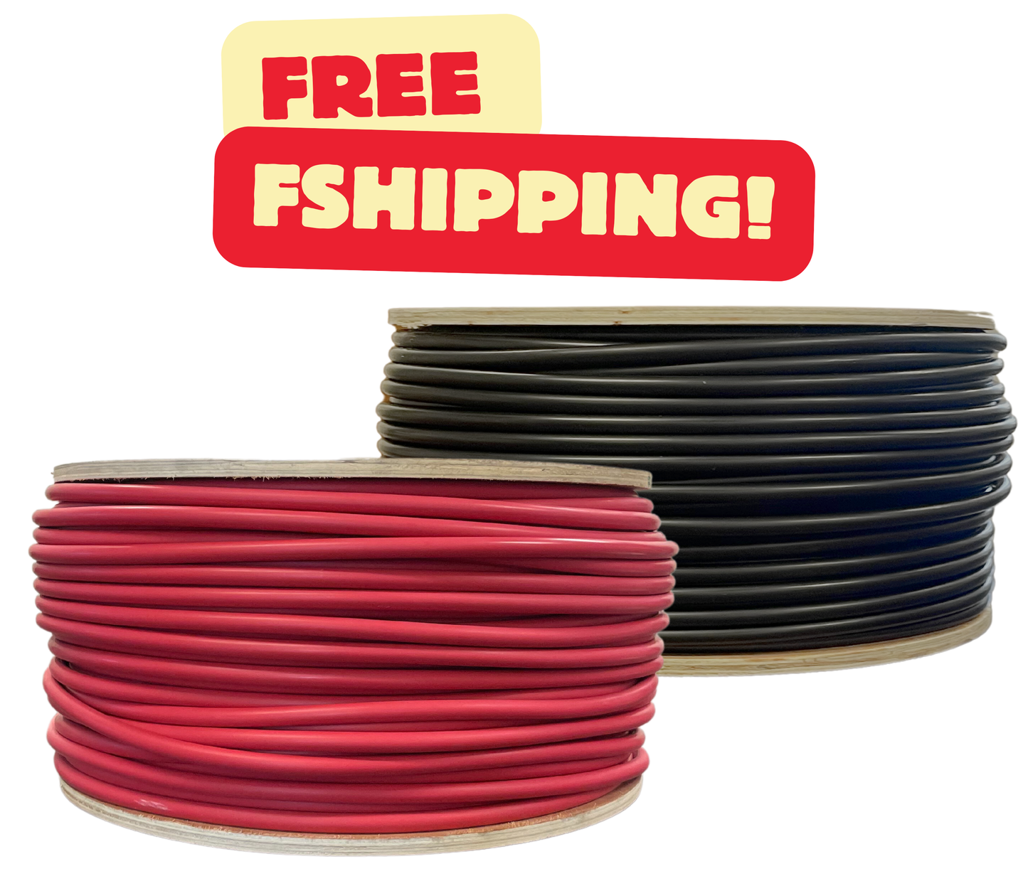 500 Foot Spool 10 Gauge 10 AWG Solar Panel Extension Cable Wire Black or Red Pure Copper