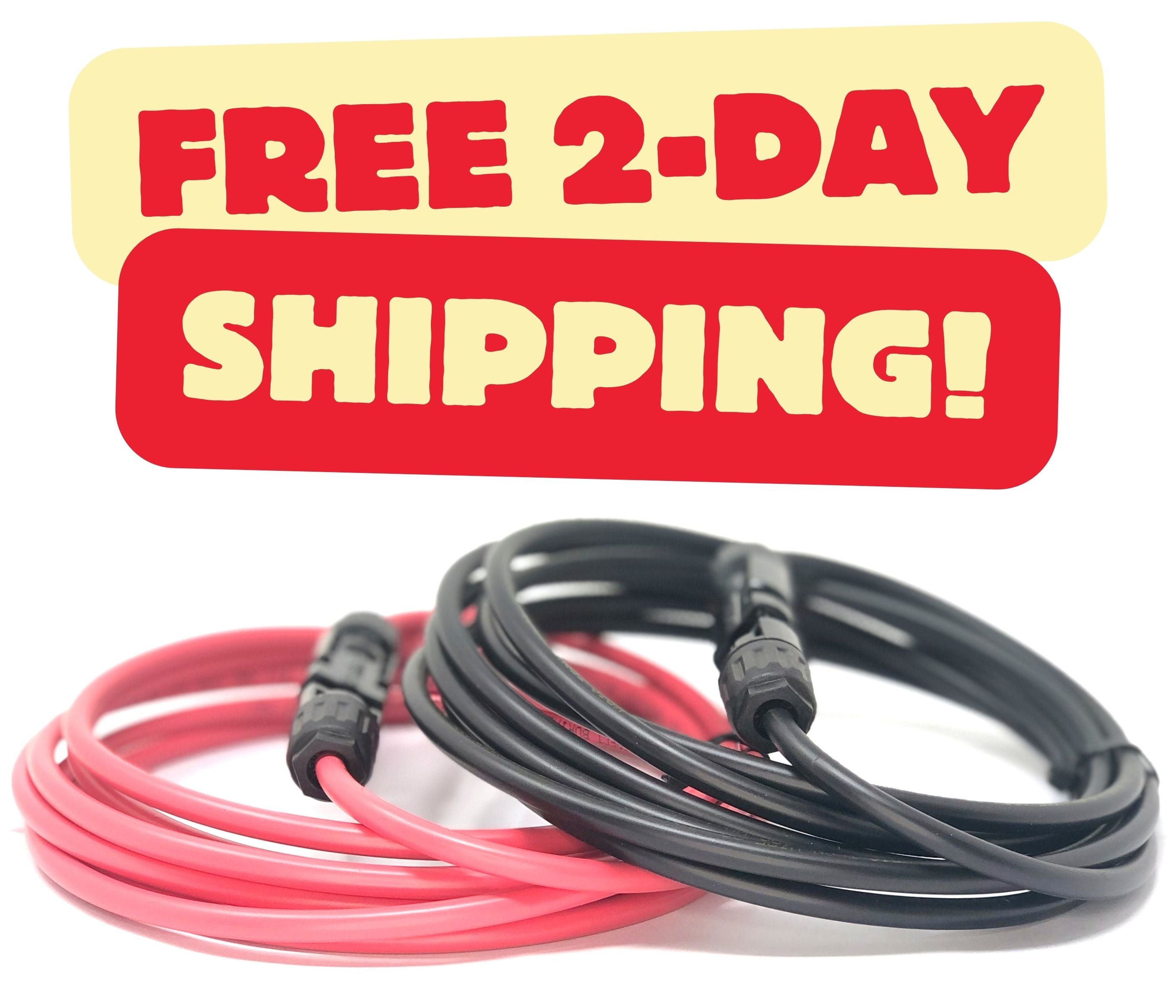 8 Gauge (AWG) Solar Panel Extension Cable Wire with Solar Connectors ...