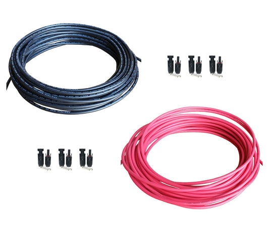 8 AWG Solar Cable Kit - 500B / 500R / 6PV