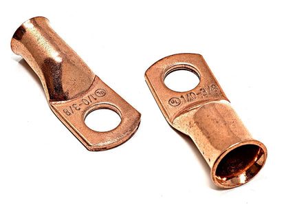 1/0 gauge pure copper cable lugs