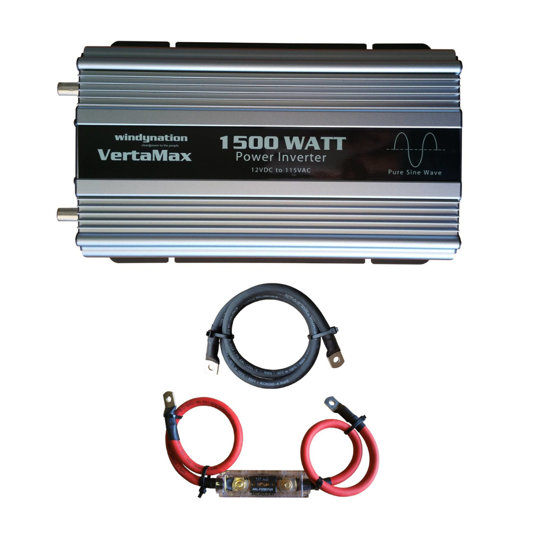 VertaMax 1500 Watt 12 Volt Pure Sine Wave Power Inverter