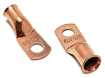 2 gauge pure copper cable lugs