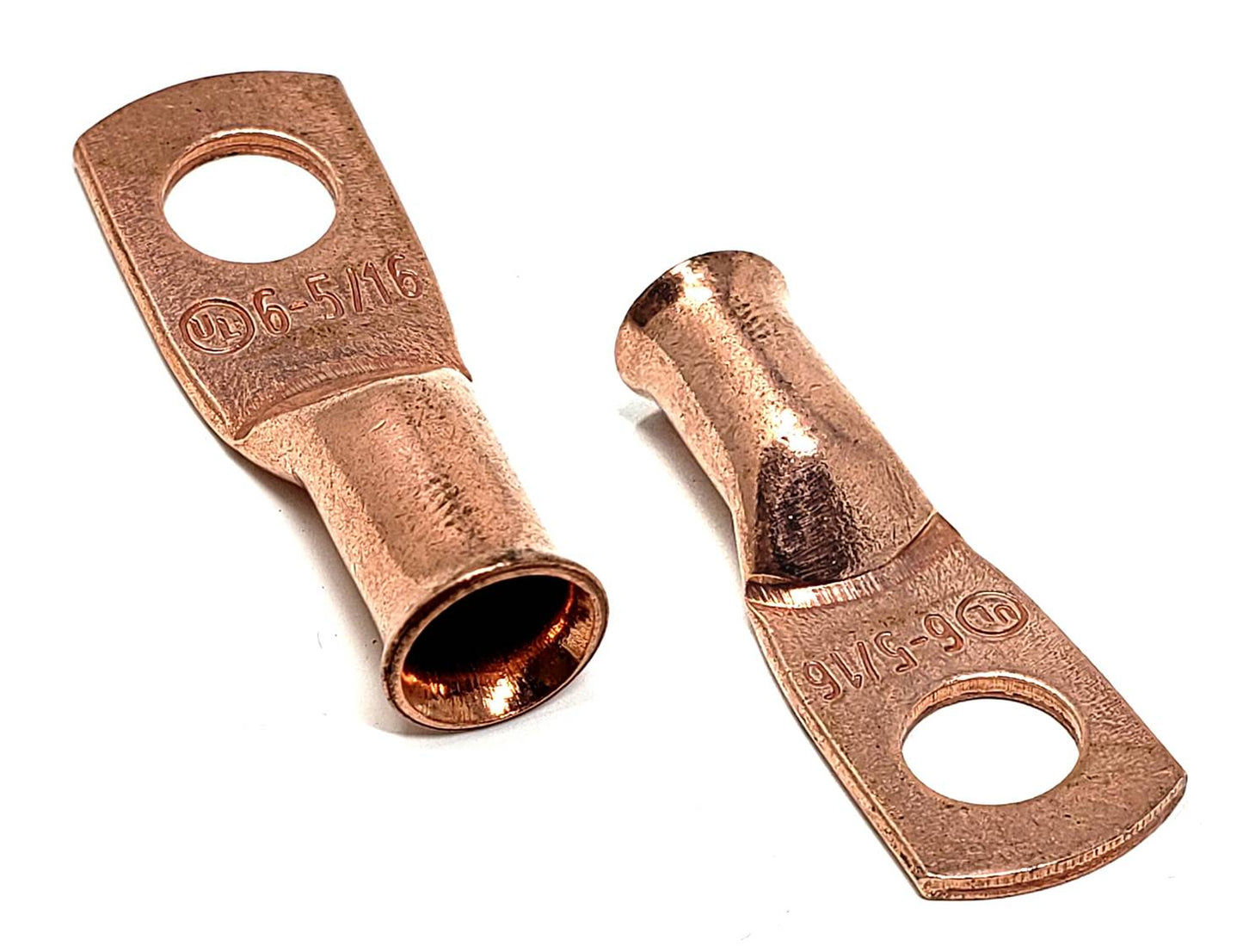 6 Gauge (AWG) Pure Copper Cable Lug Connector Ring Terminals – Windy Nation  Inc