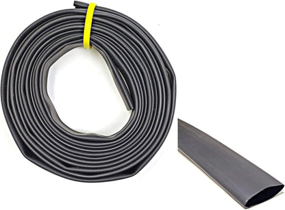 Black and Red 2:1 Polyolefin Heat Shrink Tube Tubing - Various Inner Diameter Options Available