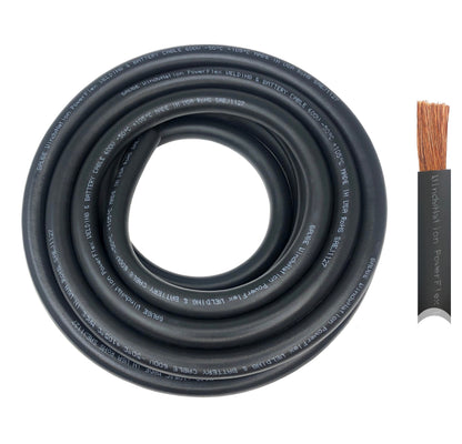black pure copper welding cable