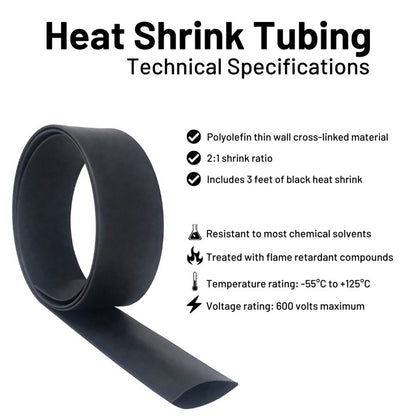 heat shrink tubing technical specifications