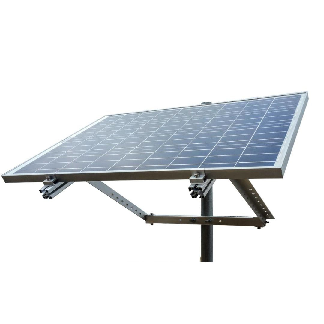Side of Pole Solar Panel Mount Rack for 30W to 120W Solar Panels