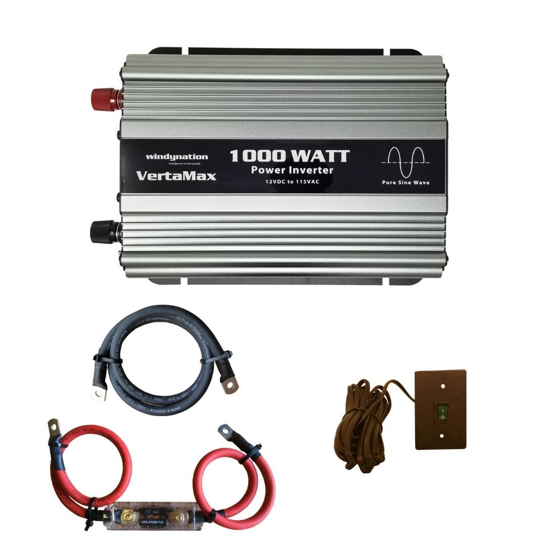 VertaMax 1000 Watt 12 Volt Pure Sine Wave Power Inverter