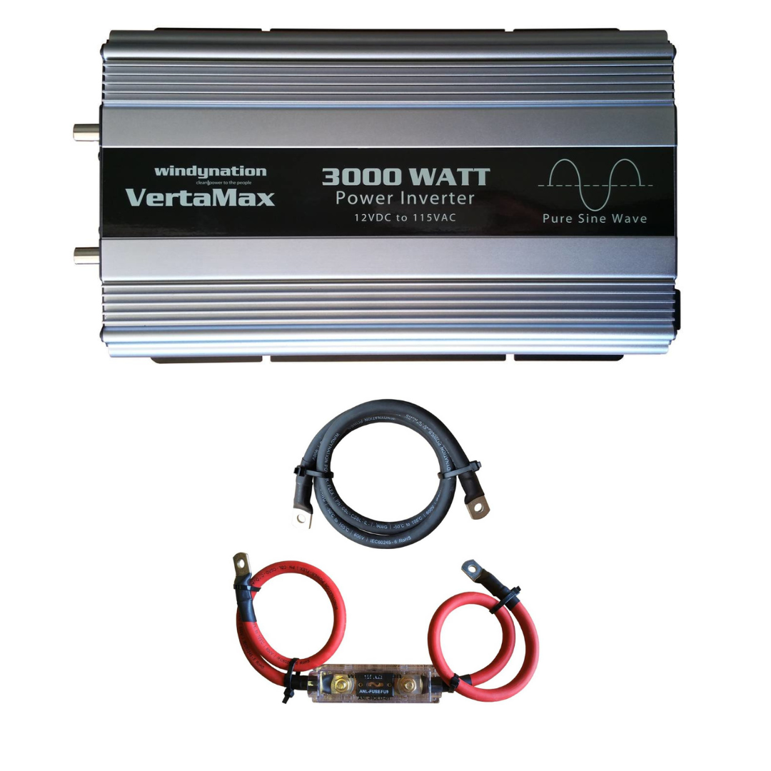 VertaMax 3000 Watt 12V Pure Sine Wave Power Inverter
