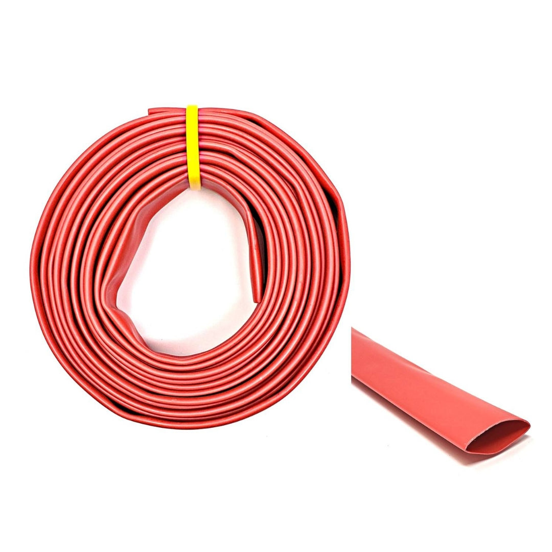 Red 2:1 Polyolefin Heat Shrink Tube Tubing - Various Inner Diameter Options Available