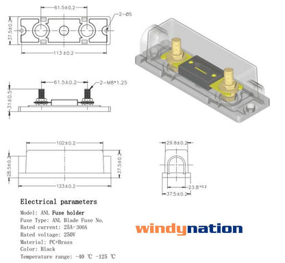 ANL Fuse Holder with ANL Fuse