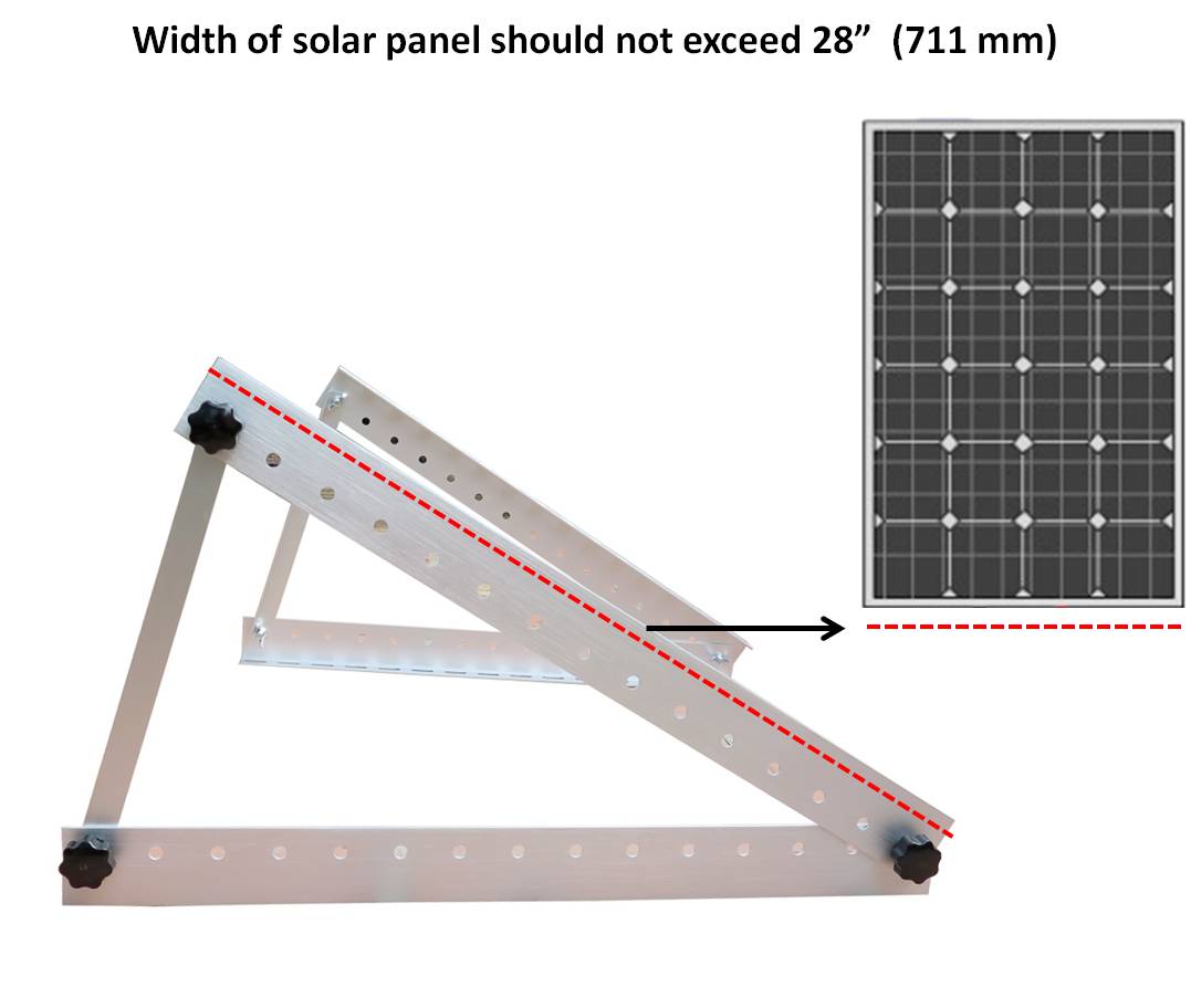 Adjustable Solar Panel Mount Mounting Rack Bracket